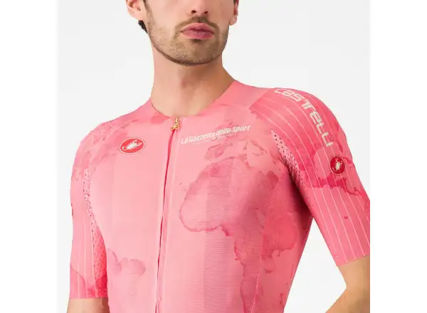 Castelli Giro 108 Race 8S pánský dres krátký rukáv Rosa Giro