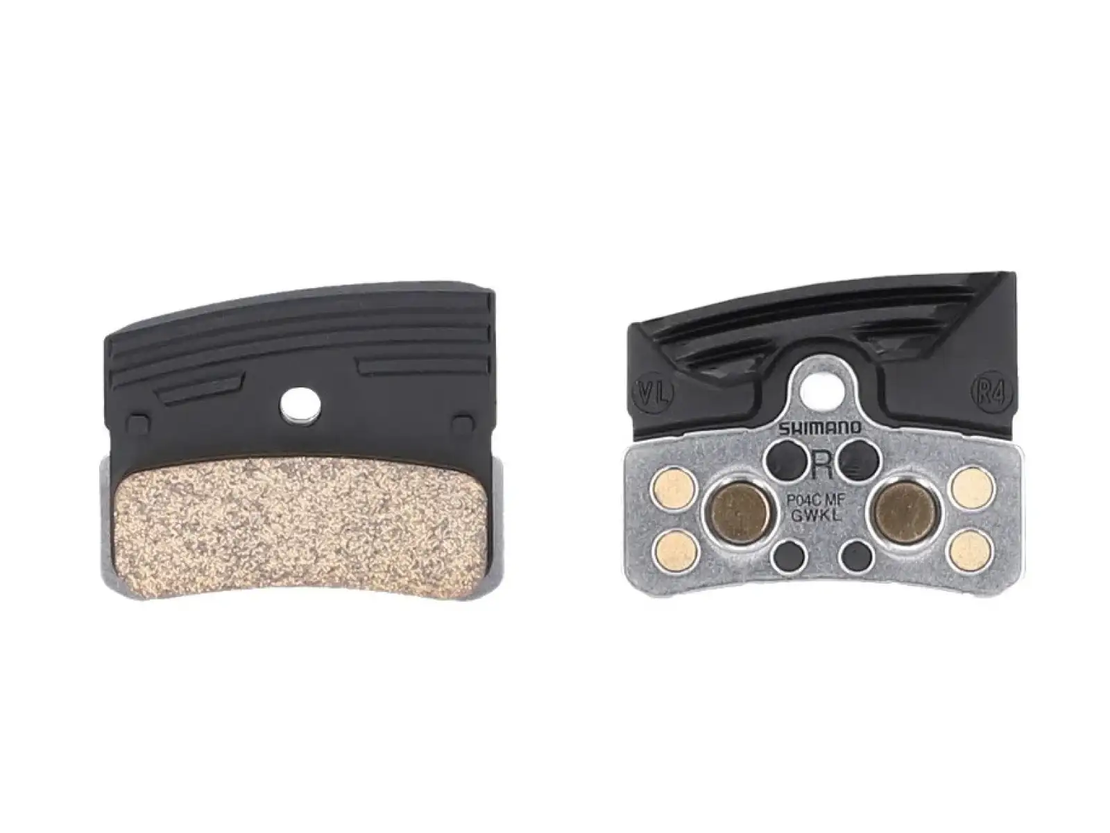 Shimano P04C-MF Metall brzdové destičky kovové