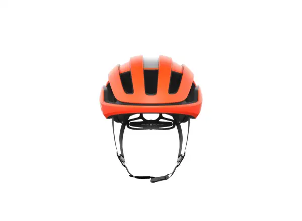POC Omne Beacon MIPS silniční přilba Fluorescent Orange Matt/Uranium Black Matt