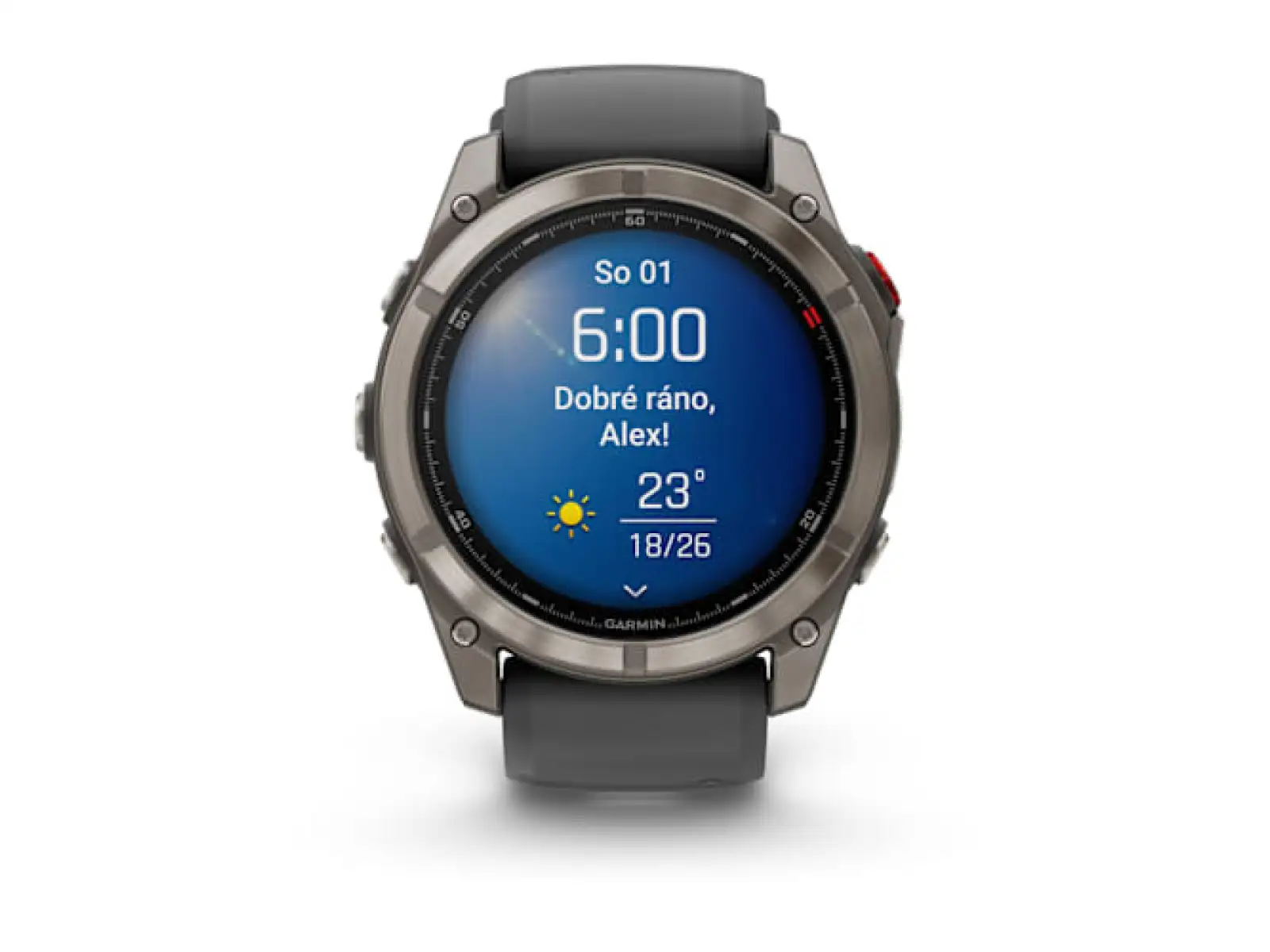 Garmin fenix 8 Pro 51 mm AMOLED Sapphire chytré hodinky Titanium Graphite/Black