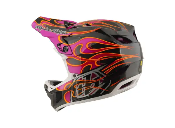 Troy Lee Designs D4 Carbon MIPS přilba Torched Carbn/Magenta