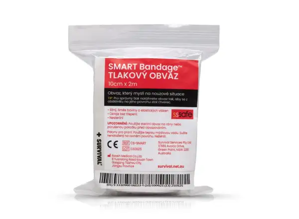 Survival Smart Bandage tlakový obvaz 10 cm x 2m