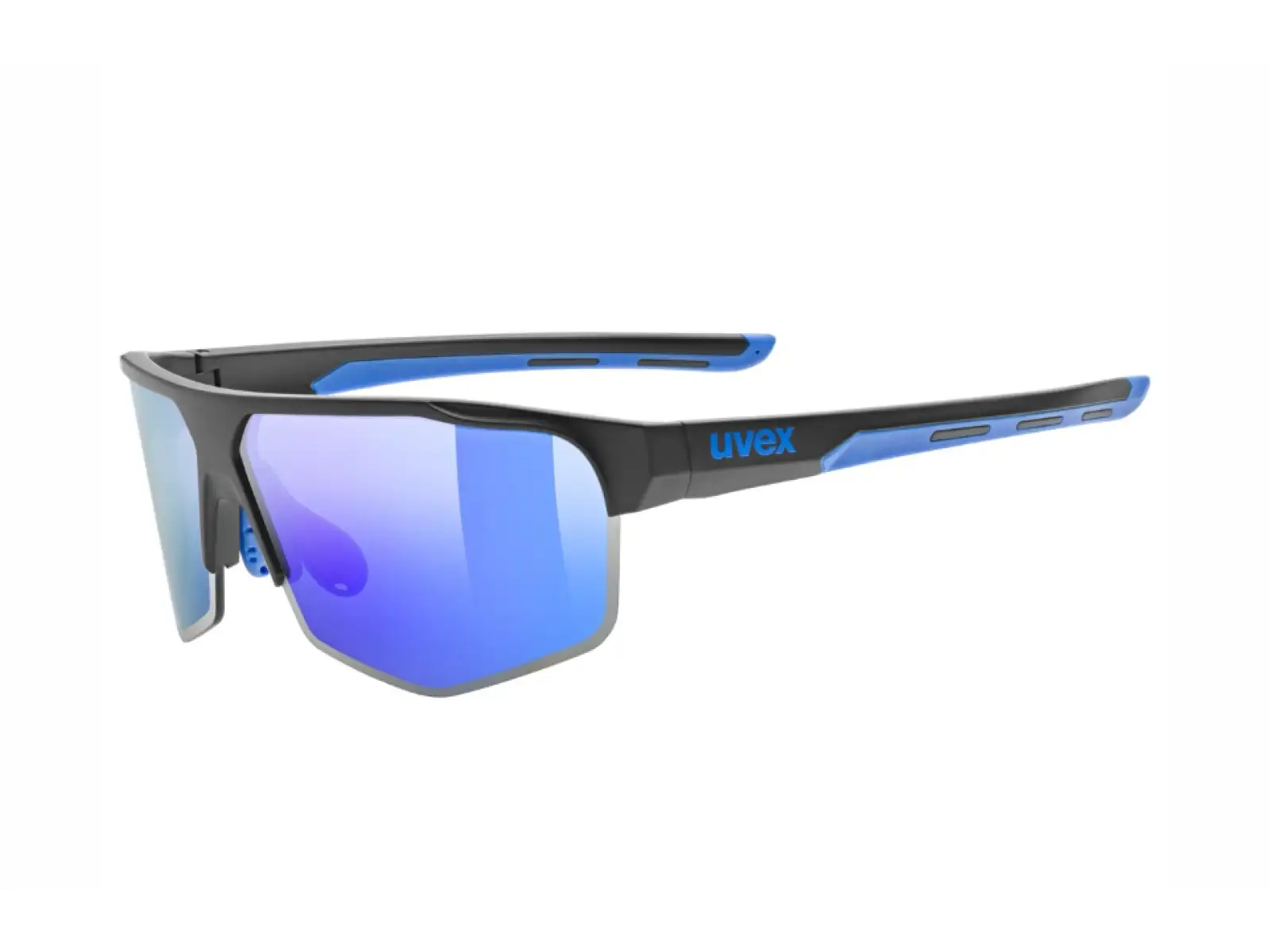 Uvex Axos Set brýle Black Matt/Mirror Blue