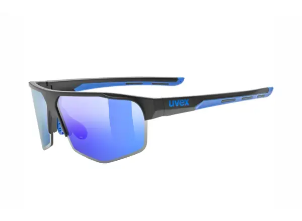 Uvex Axos Set brýle Black Matt/Mirror Blue