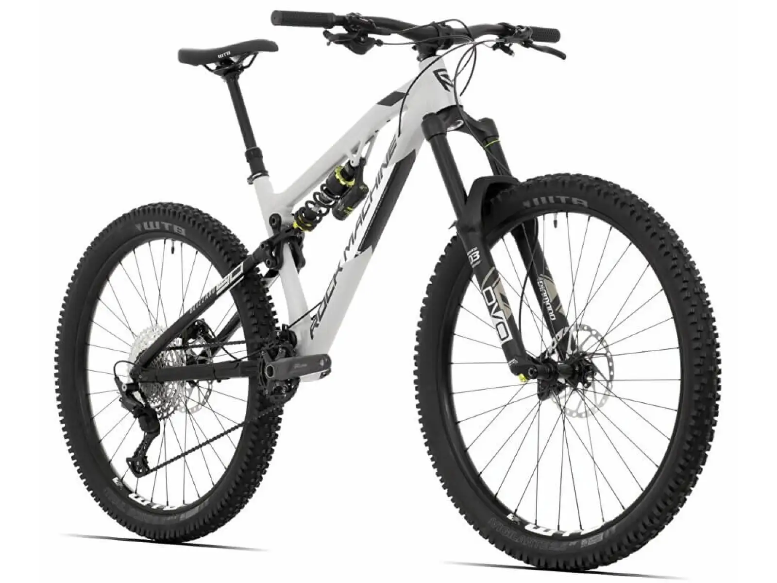 Rock Machine Blizzard 50-297 matte grey/black/white 29"/27,5" horské kolo