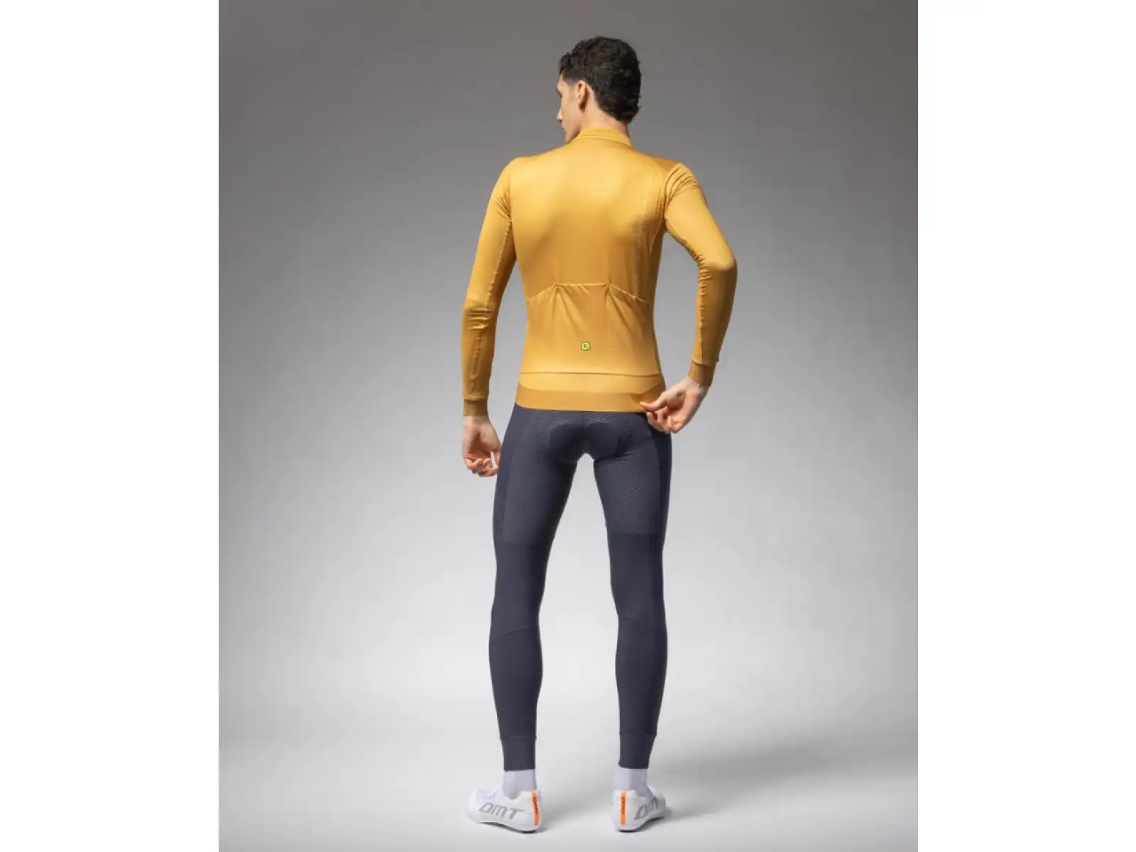 Alé PR-E Follow Me 2.0 pánský zateplený dres dlouhý rukáv Kashmir Yellow