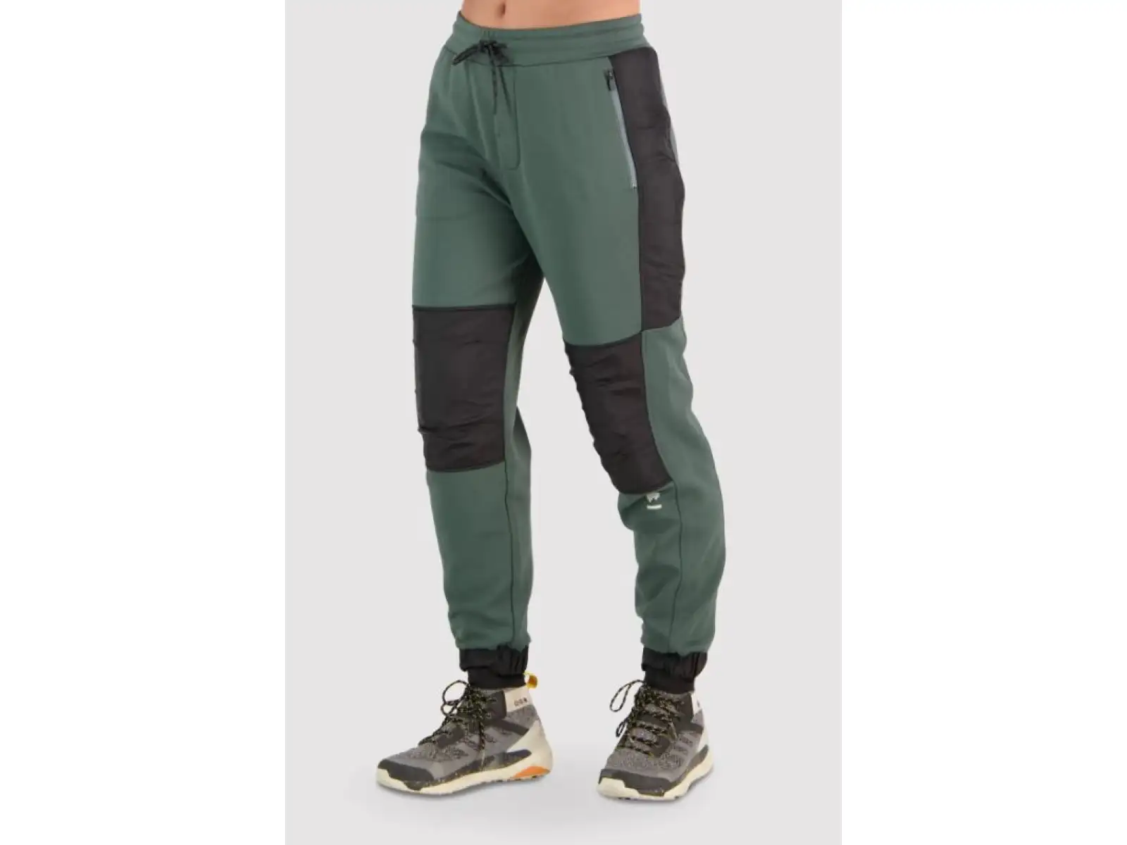 Mons Royale Decade Pants dámské kalhoty Burnt sage/černá