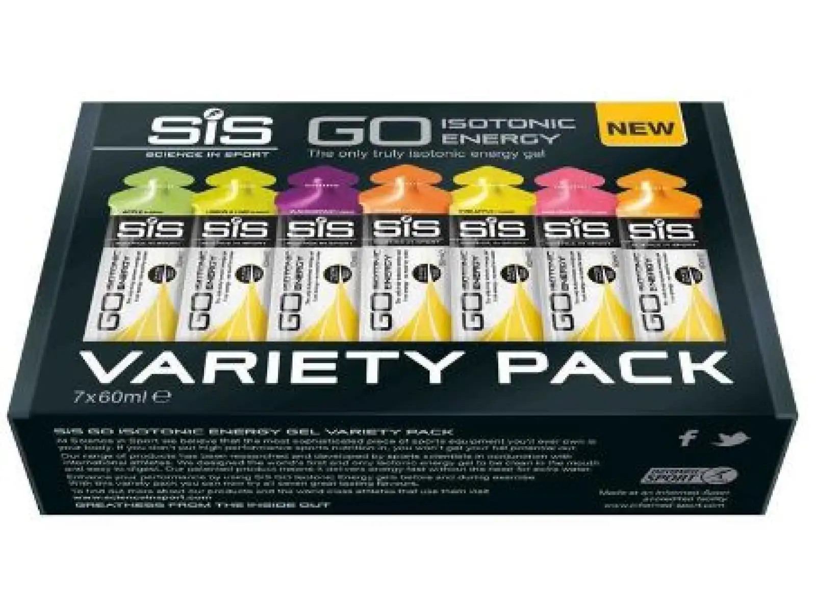 SiS Go Isotonic Variety Pack 7x60ml