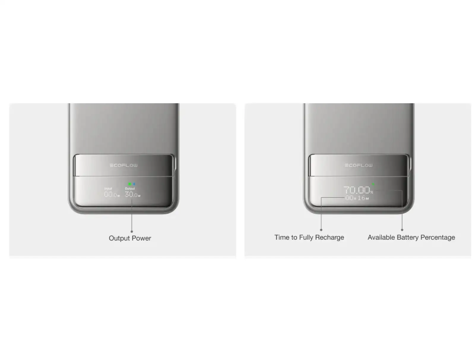 EcoFlow RAPID 10000 mAh magnetická powerbanka stříbrná