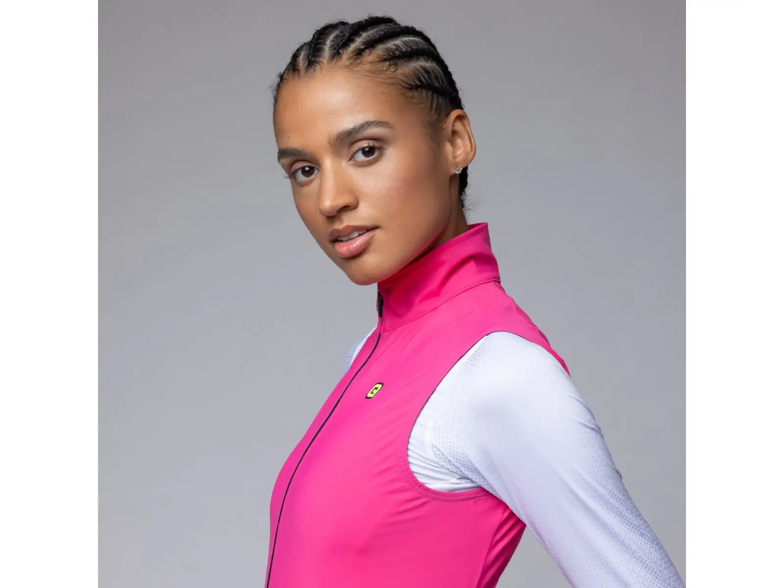 Alé Klimatik Guscio Racing 2.0 dámská cyklistická vesta Fuchsia