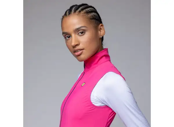 Alé Klimatik Guscio Racing 2.0 dámská cyklistická vesta Fuchsia
