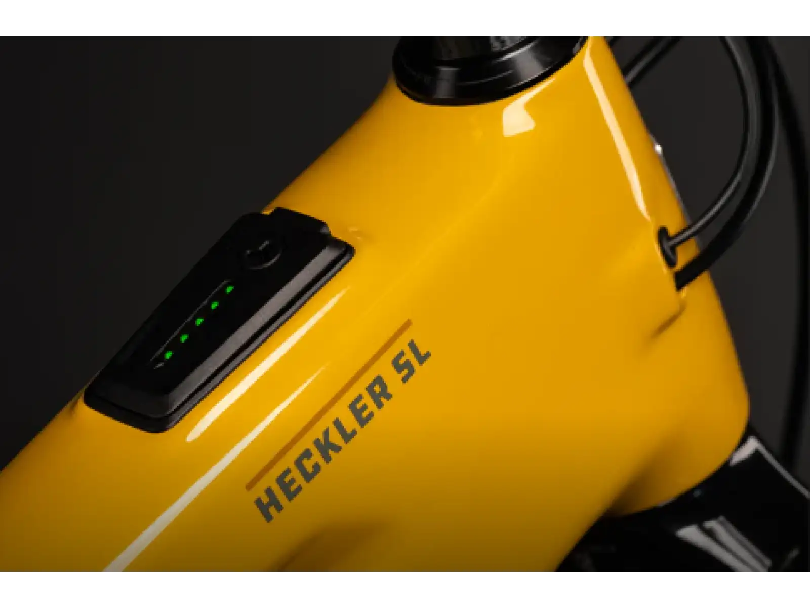 Santa Cruz Heckler SL 1 CH 90 celoodpružené elektrokolo Gloss Mustard Yellow