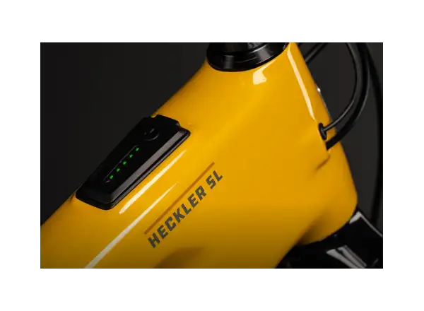 Santa Cruz Heckler SL 1 CH 90 celoodpružené elektrokolo Gloss Mustard Yellow