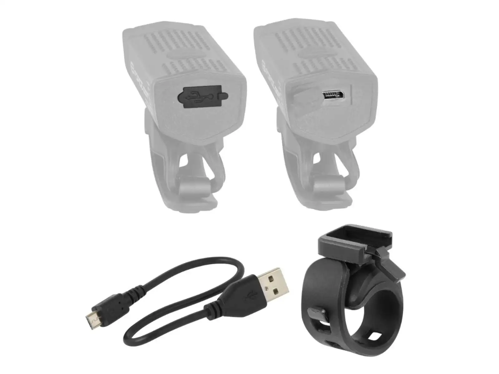 Force Dot sada světel přední a zadní USB