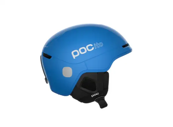 POC POCito Obex MIPS dětská lyžařská helma Fluorescent Blue