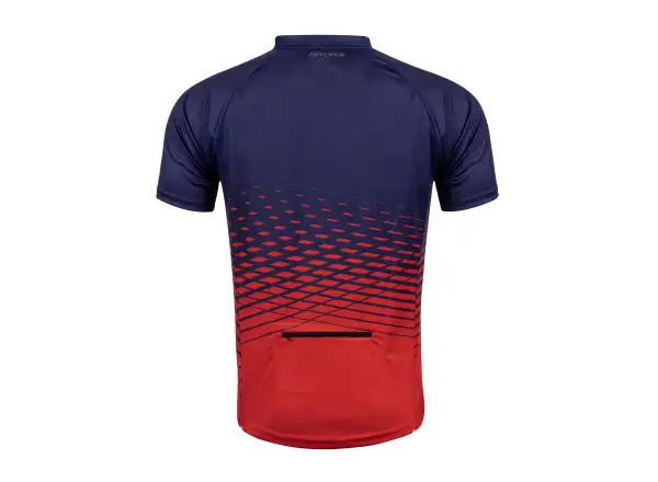 Force Angle MTB pánský dres krátký rukáv modrá/červená