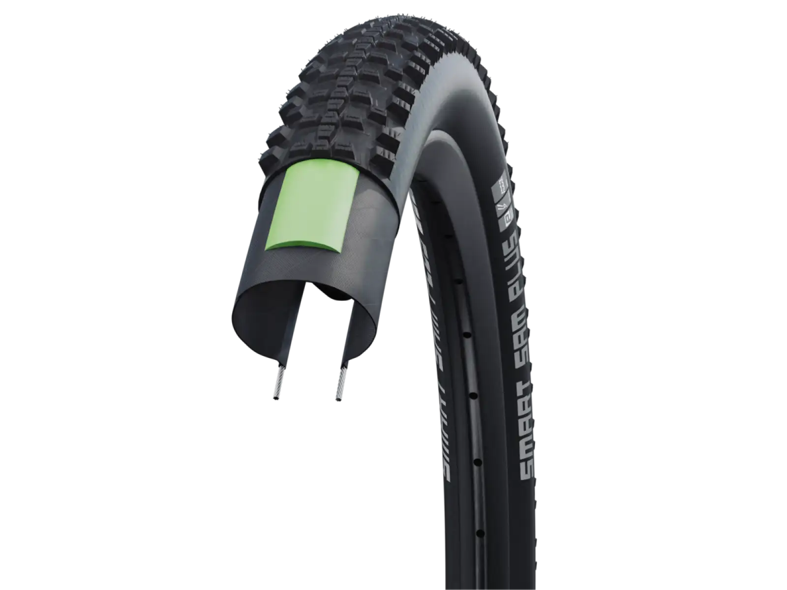 Schwalbe Smart Sam PLUS Performance E-50 Addix 29x2,35" MTB plášť drát černá/reflex