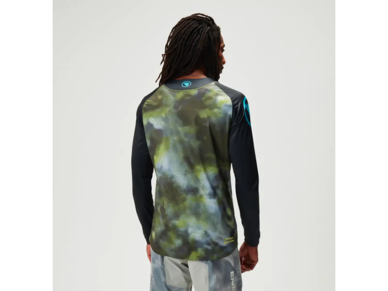 Endura Pixel Cloud pánský dres dlouhý rukáv Black