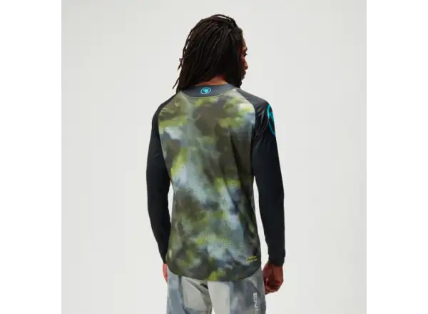 Endura Pixel Cloud pánský dres dlouhý rukáv Black