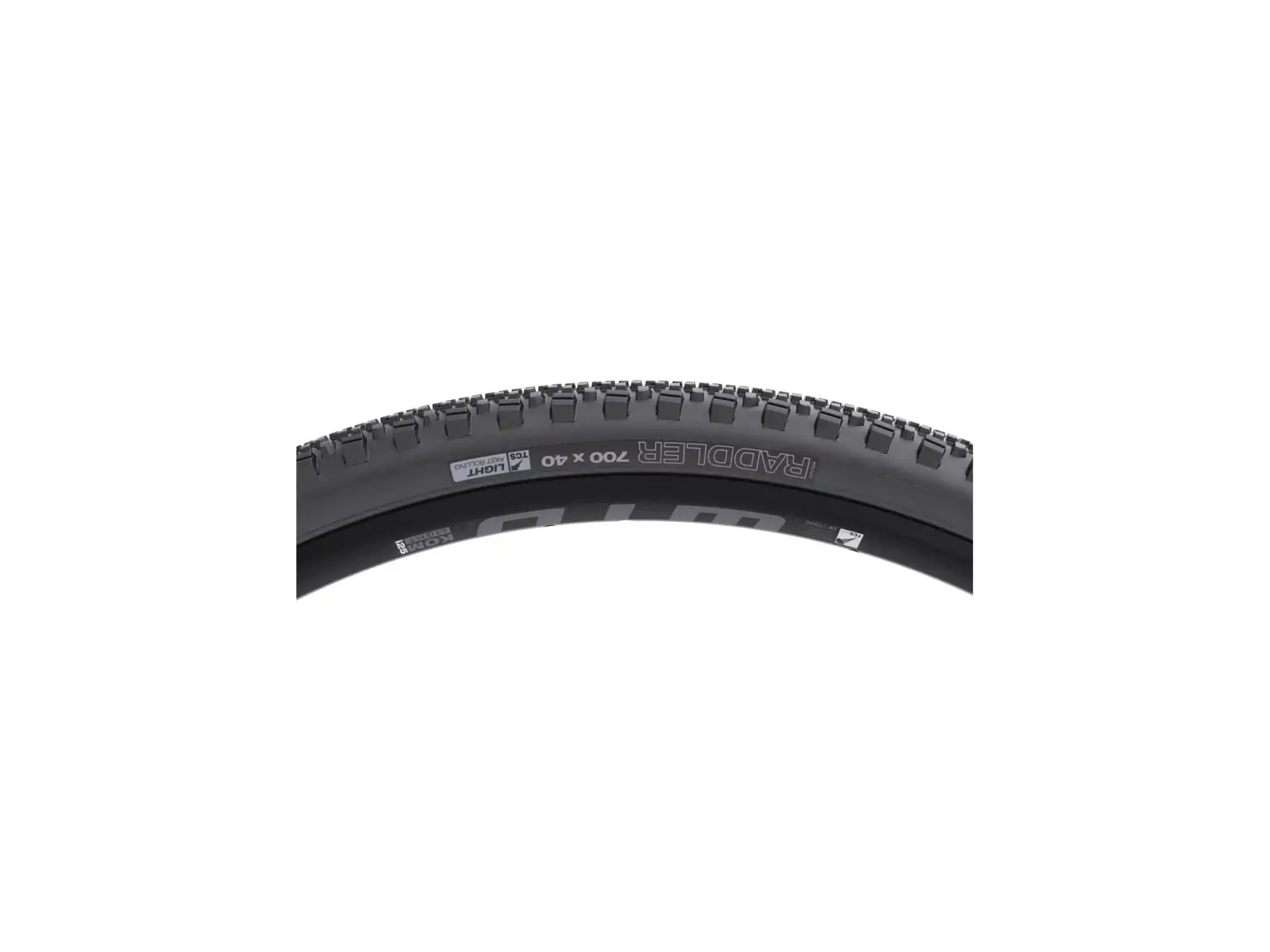 WTB Raddler TCS Tubeless Light Fast Rolling plášť kevlar černá