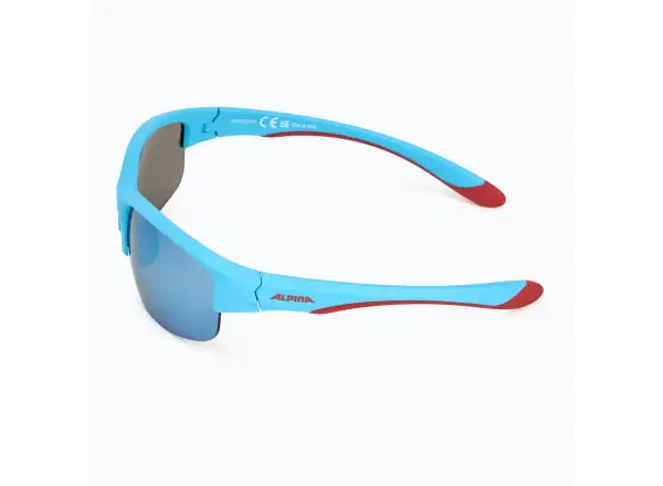 Alpina Flexxy Youth HR dětské brýle Blue-Red Matt/Blue mirror