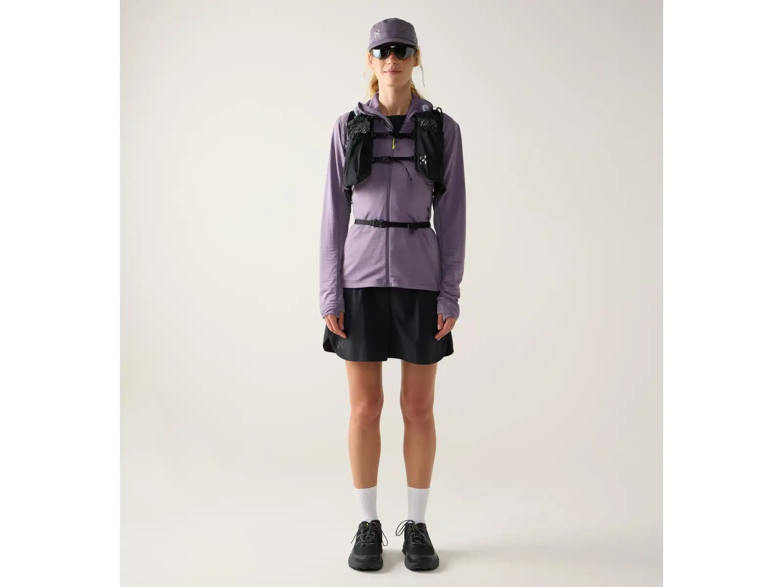 Haglöfs L.I.M Mid Multi Hood dámská mikina s kapucí Purple Fog