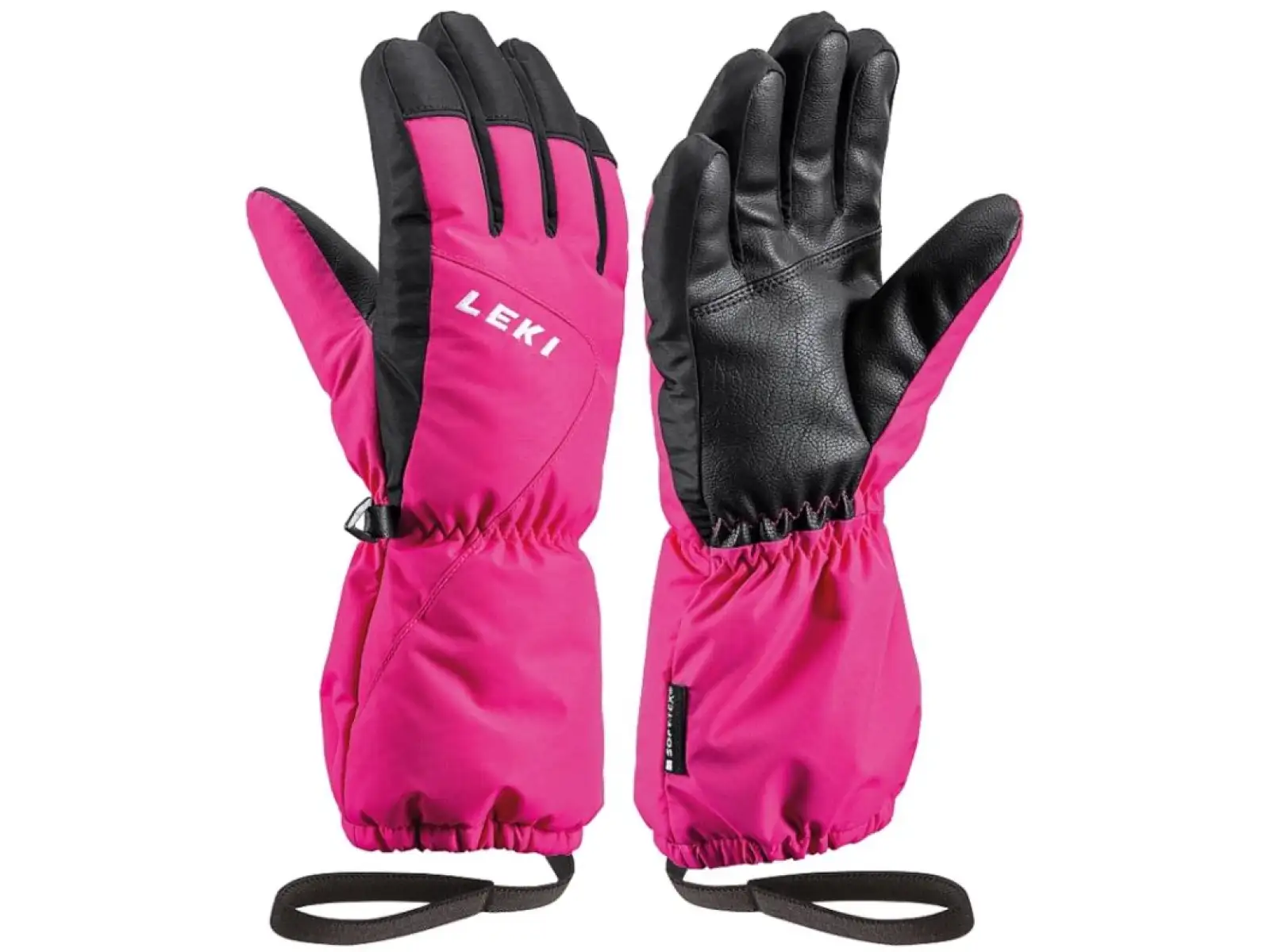 Leki Nevio Junior dětské běžecké rukavice pink/black
