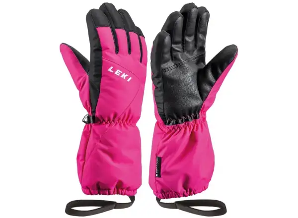 Leki Nevio Junior dětské běžecké rukavice pink/black