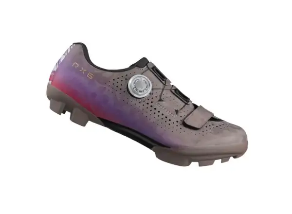 Shimano SH-RX600 dámské gravel tretry šedá/lila