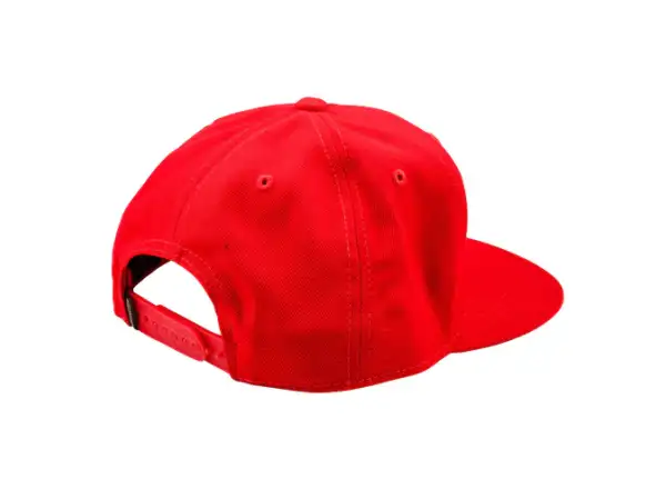 Troy Lee Designs Flat Bill Snapback kšiltovka Team Red