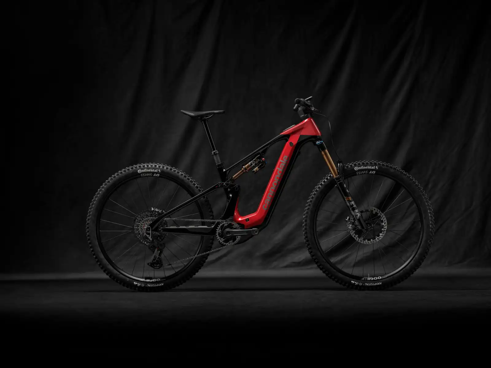 Cannondale Moterra Carbon 1 celoodpružené elektrokolo Metallic Red