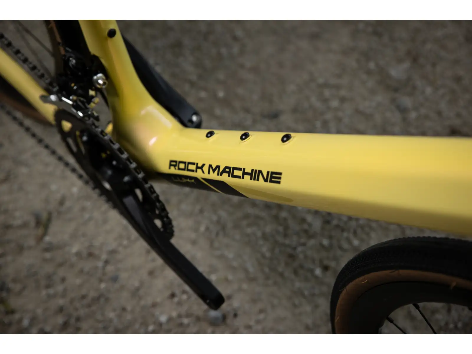 Rock Machine Lukk CR 60 gravel kolo Gloss Sulfur Yellow