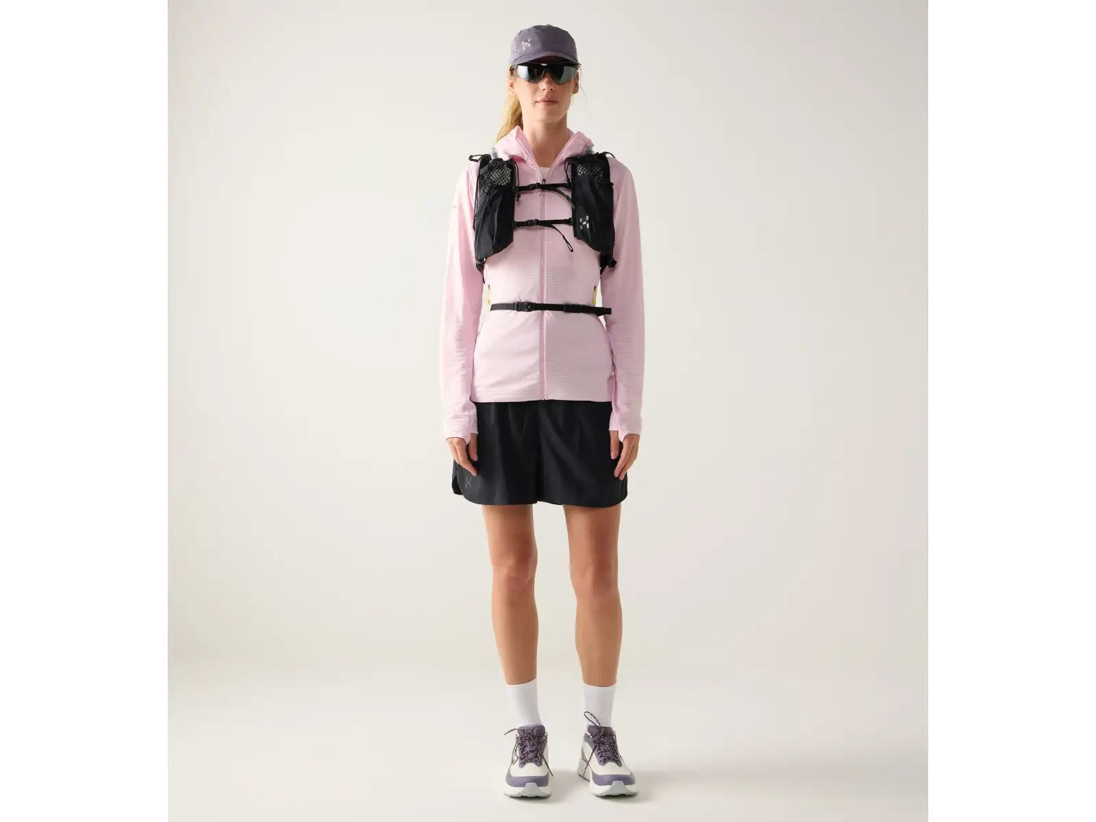 Haglöfs L.I.M Mid Multi Hood dámská mikina s kapucí Fresh Pink