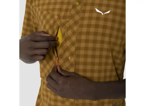 Salewa Puez Dry pánská košile Bombay Brown