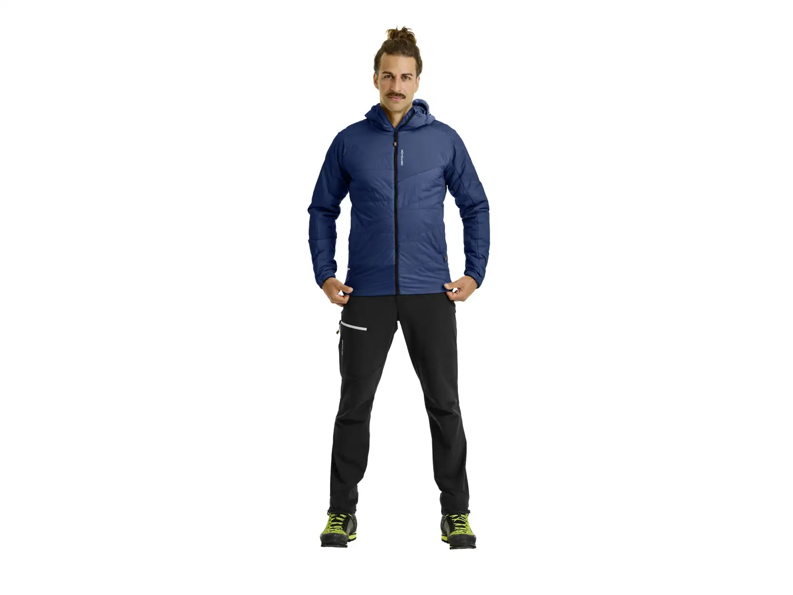 Ortovox Swisswool Piz Duan pánská bunda Deep Ocean