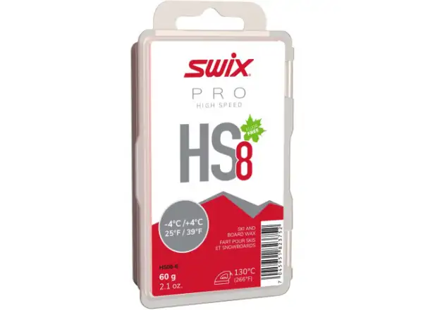 Swix HS08-6 High Speed skluzný vosk 60g