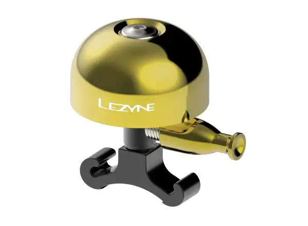 Lezyne Classic Brass Bell Medium zvonek zlatá-černá