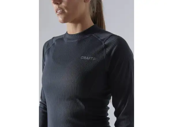 Craft Core Dry Baselayer dámský set triko dlouhý rukáv+kalhoty černá