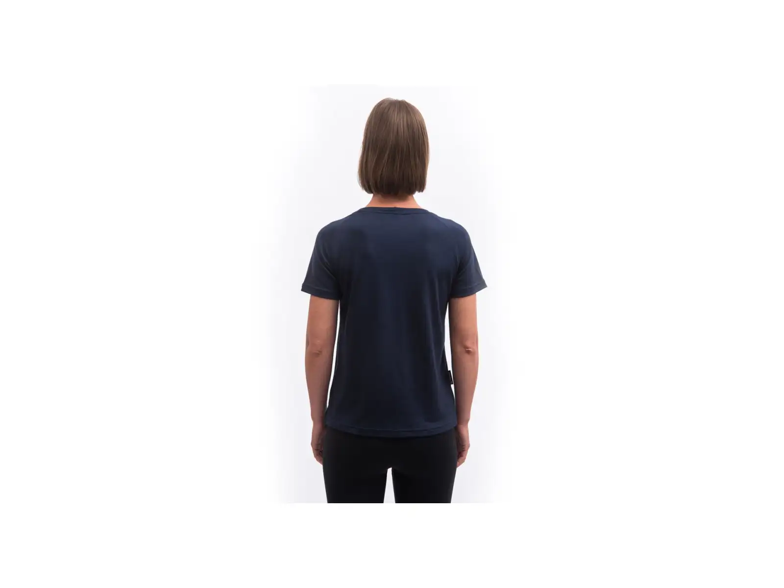 Sensor Merino Blend Moon dámské triko krátký rukáv Deep Blue