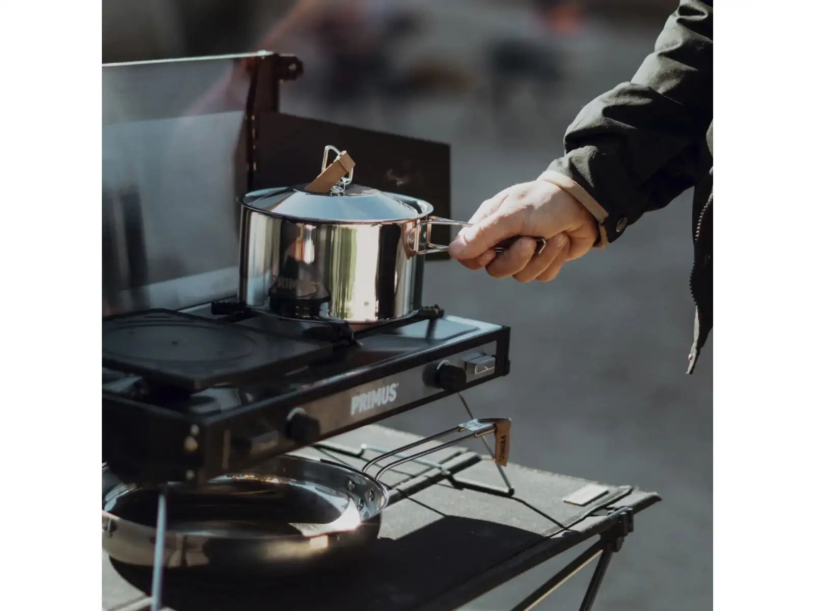 Primus CampFire Cookset S.S. Small kempingová sada na vaření