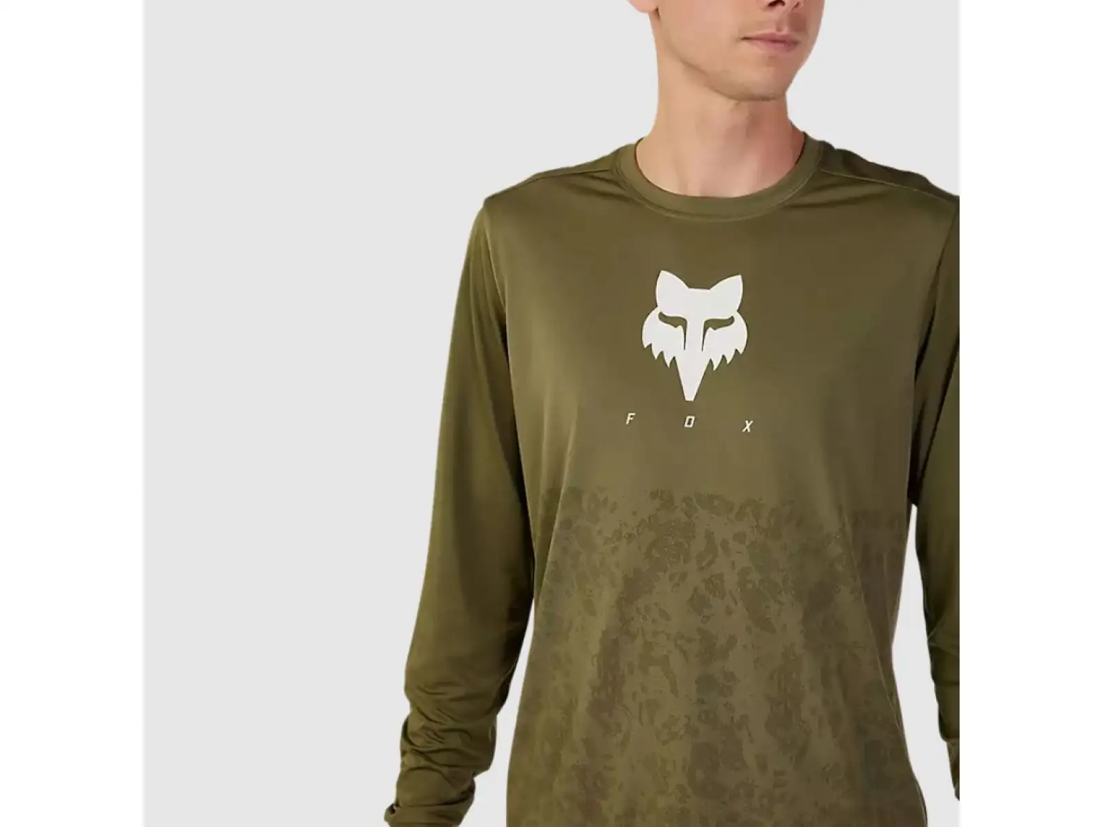 Fox Ranger Tru Dri pánský dres dlouhý rukáv Olive Green