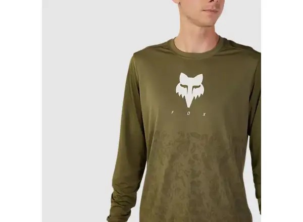 Fox Ranger Tru Dri pánský dres dlouhý rukáv Olive Green