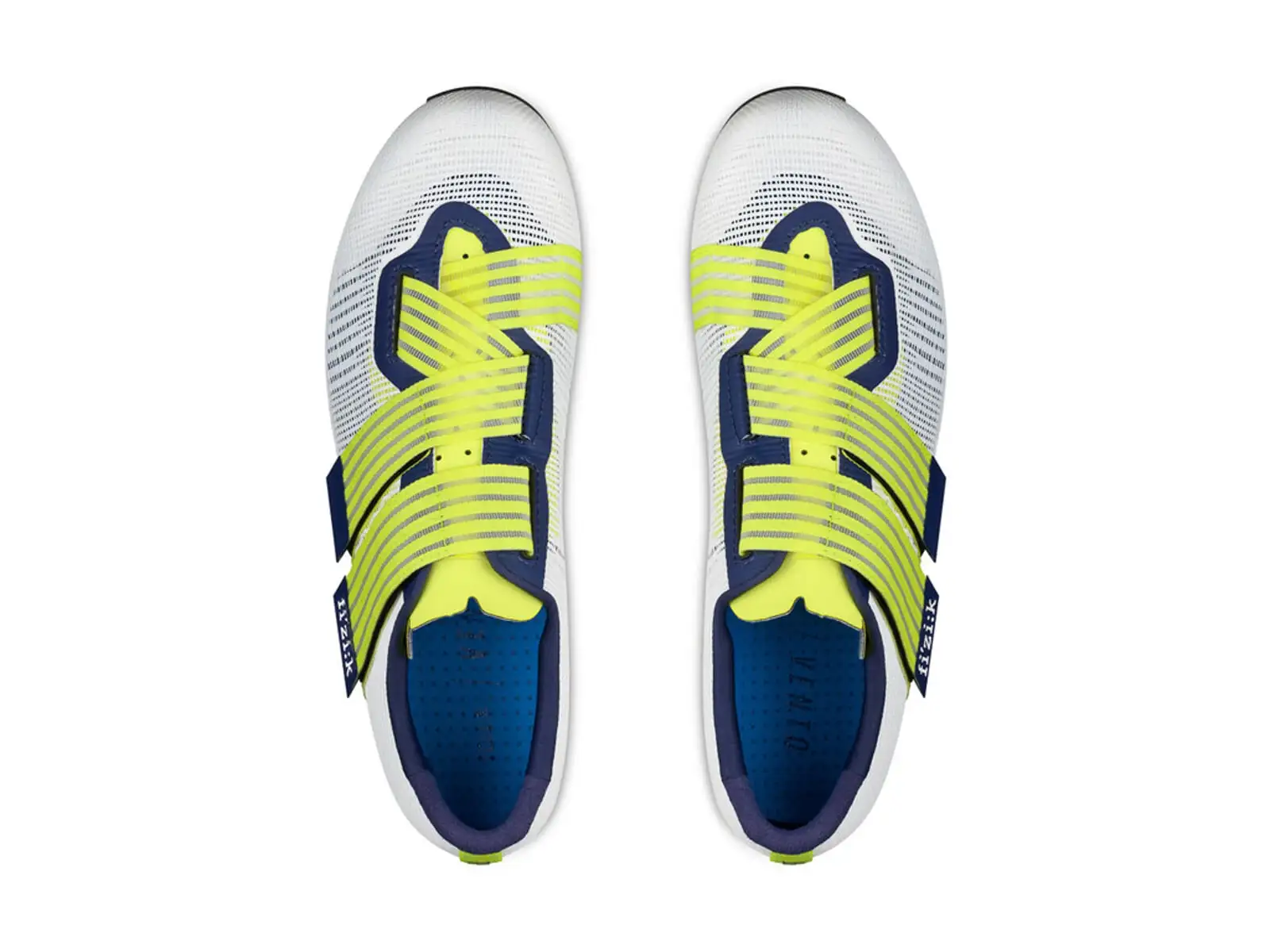 Fizik Vento Powerstrap Aerowave pánské silniční tretry Movi Yellow/White