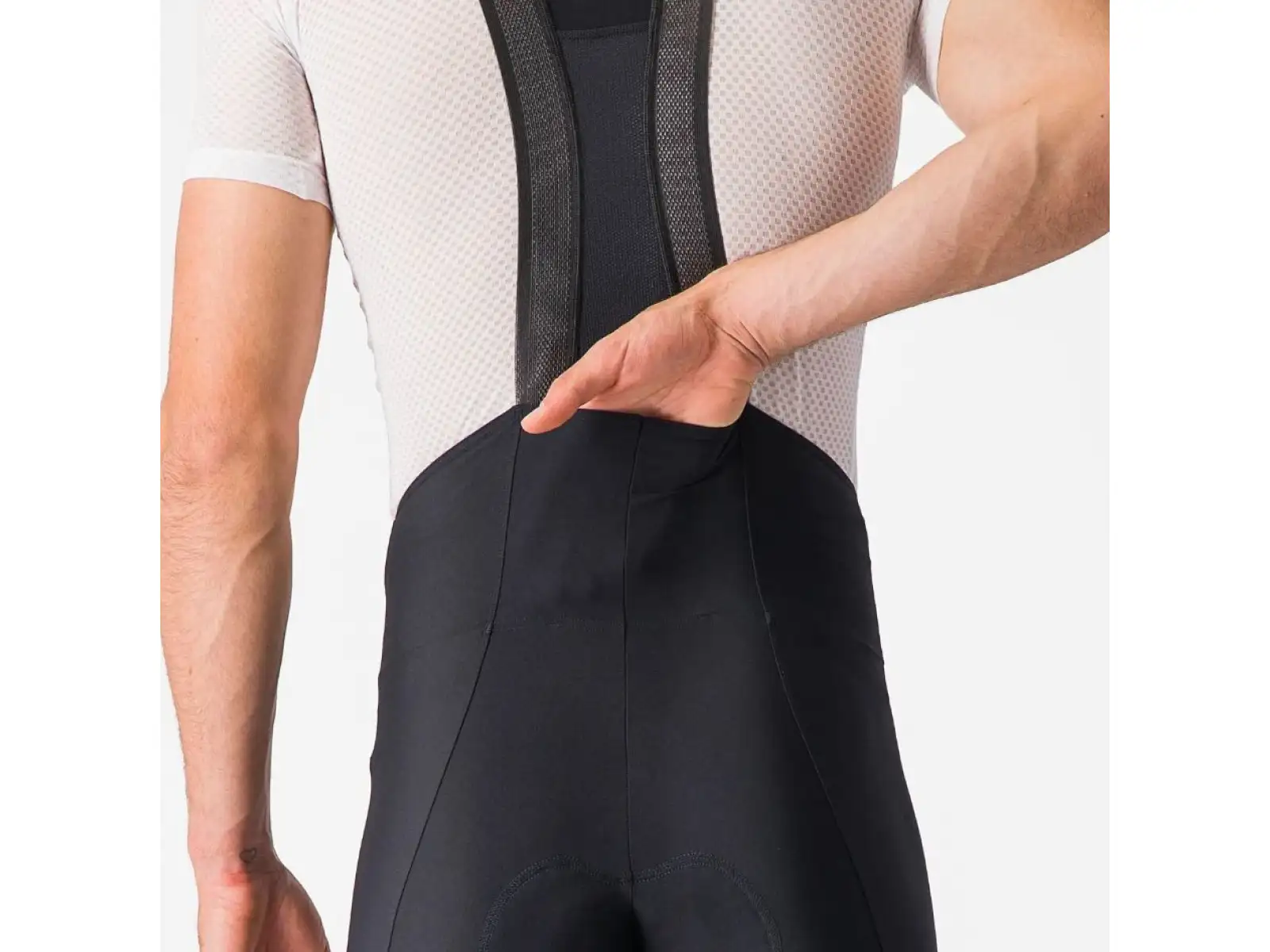 Castelli Espresso 3 pánské kraťasy s vložkou a laclem Black