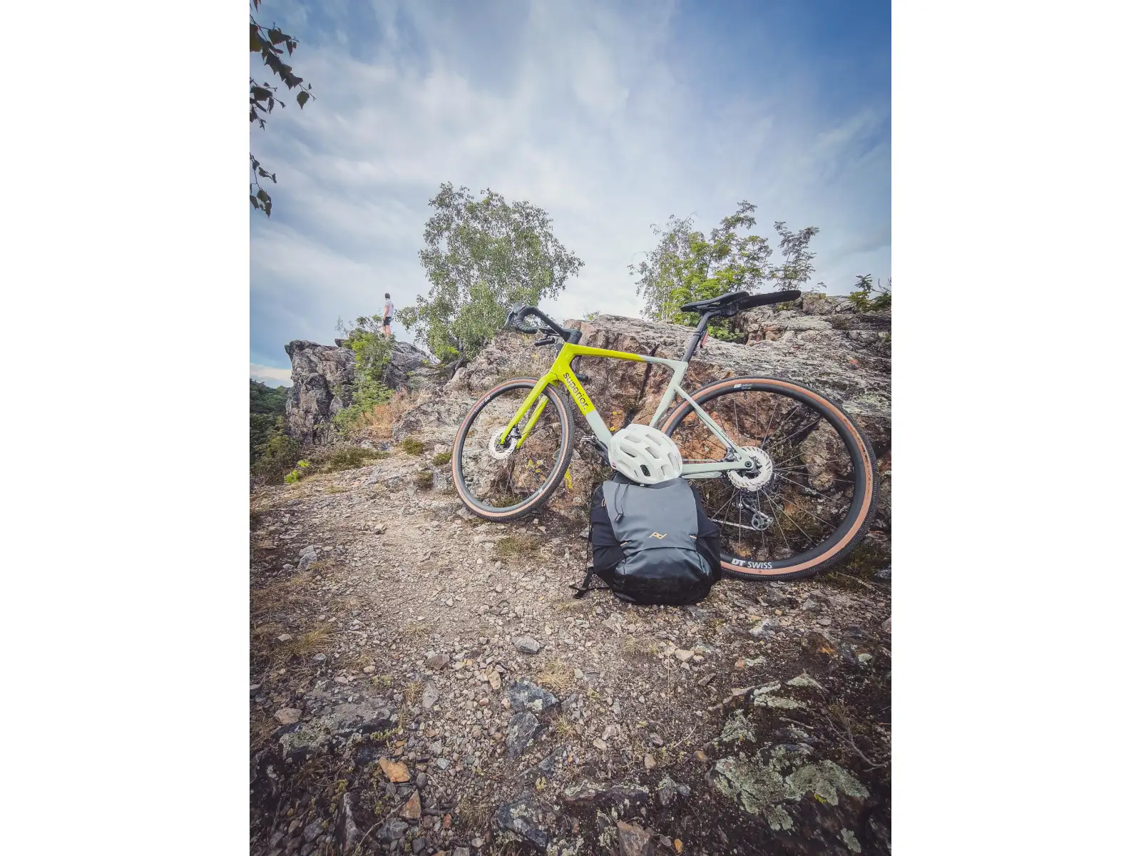 Superior XR 9.7 GR Gloss gravel kolo Grey/Racing Yellow