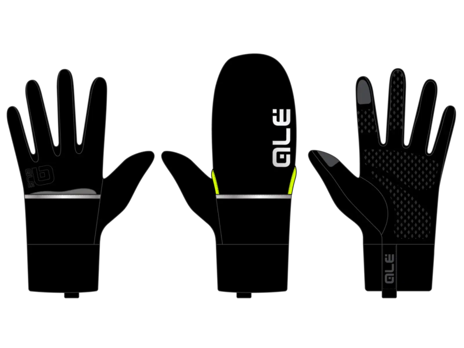 Alé Accessori Scirocco cyklistické rukavice černá