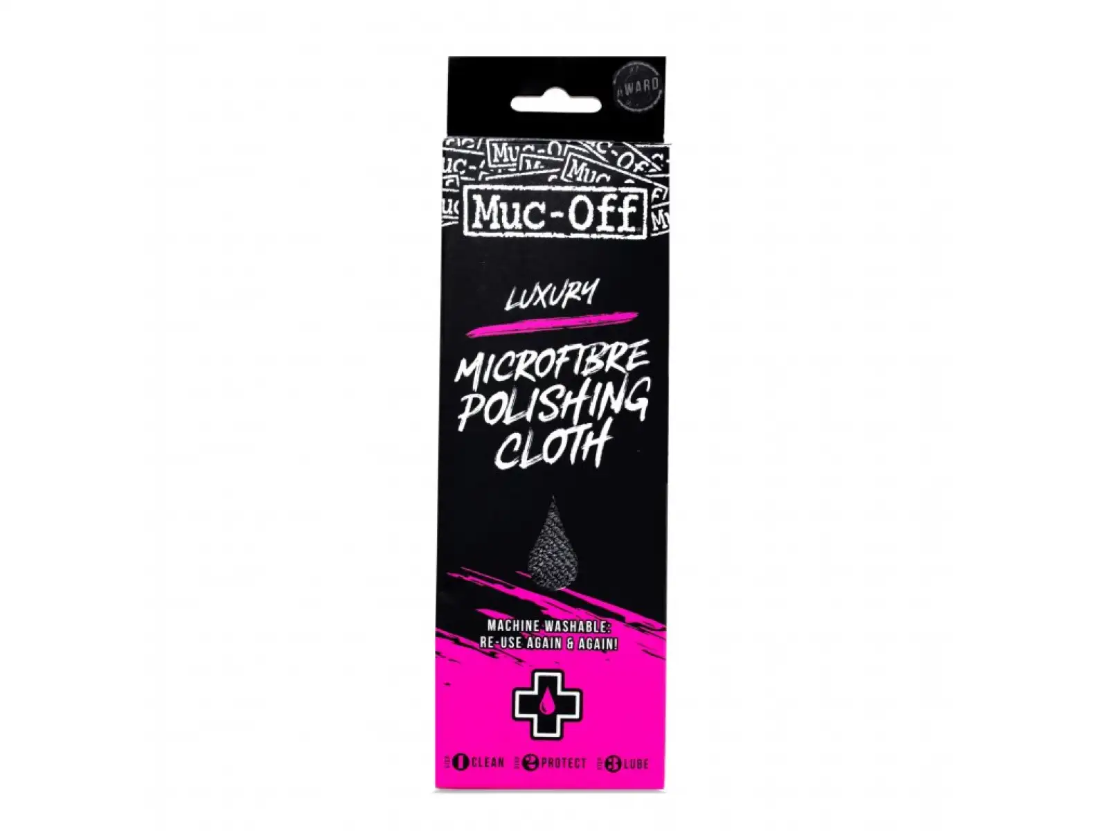 Muc-Off Microfibre Polishing Cloth utěrka 40x40 cm šedivá