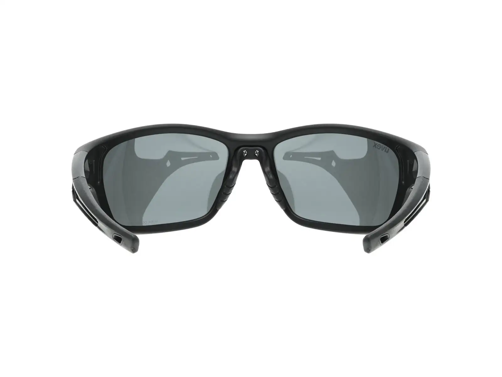Uvex Sportstyle 232 P brýle Black Mat Red/Polavision Mirror Silver