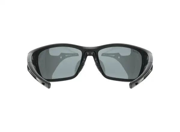 Uvex Sportstyle 232 P brýle Black Mat Red/Polavision Mirror Silver