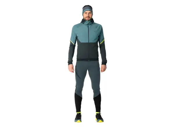 Dynafit Alpine Hybrid pánská běžecká bunda Smoke Blue